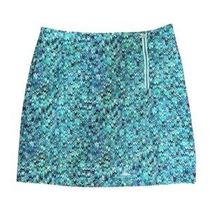 EP Pro Golf Skort Women's Size 4 Multi-Color PARADISE FOUND Zip Faux Wrap